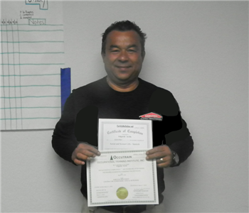 Edgardo Arcila, team member at SERVPRO of Yorba Linda / Brea